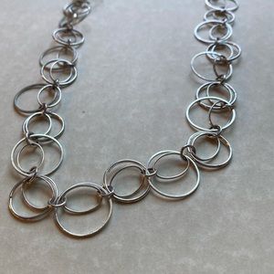 Silver Circles Necklace